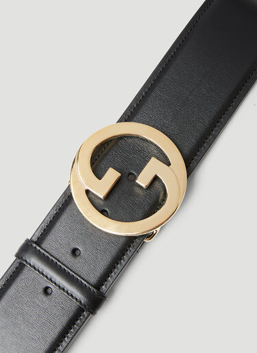 Gucci GG Buckle Belt Black guc0253160