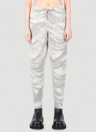 4 Moncler Hyke Graphic Tapered Track Pants Grey mhy0251010