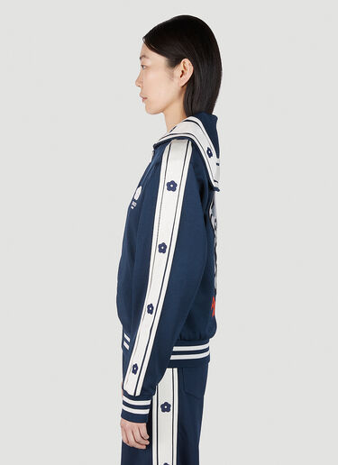 Kenzo 碎花饰边运动夹克 蓝色 knz0252008