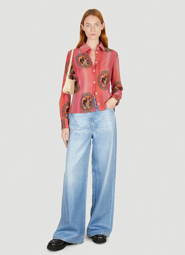 Ahluwalia Studio Lily Shirt Pink ahl0250006
