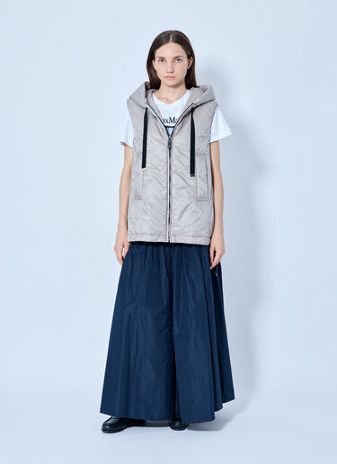 LN-CC® - Max Mara: Hooded Zip-Up Vest - Beige Max Mara Hooded Zip-Up Vest Beige max0265304
