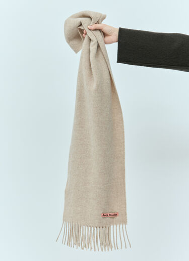 Acne Studios 프린지 울 스카프 베이지 acn0255025