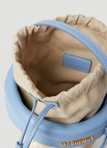 Jacquemus Le Panier Seau Handbag Blue jac0251083