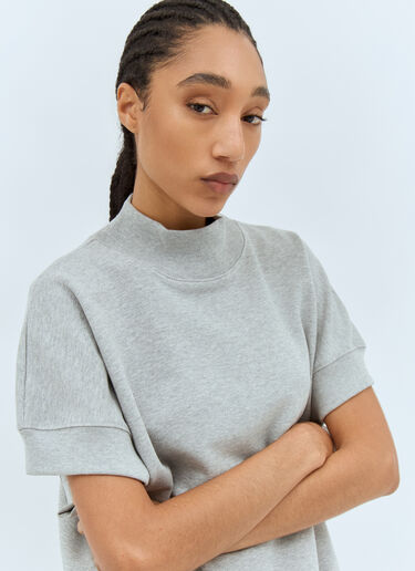 Dries Van Noten Short-Sleeve Sweatshirt Grey dvn0258020