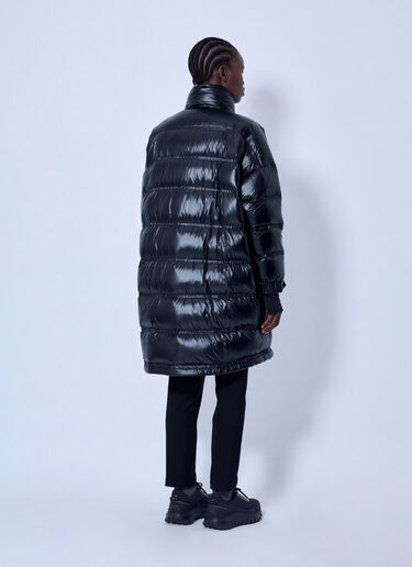 Moncler Grenoble Rochelairs连帽长款羽绒夹克 黑色 mog0265007