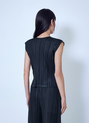 LN-CC® - Pleats Please Issey Miyake: Mellow Pleats Top - Black Pleats Please Issey Miyake Mellow Pleats Top Black plp0266030