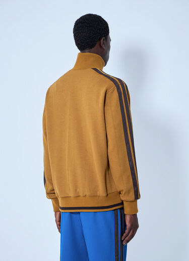 LN-CC® - Y-3 X WB: Track Zipped Jacket - Brown Y-3 X WB Track Zipped Jacket Brown ywb0364001