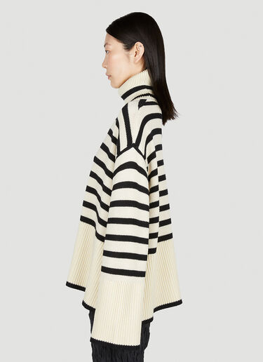 TOTEME Striped Sweater Cream tot0253002