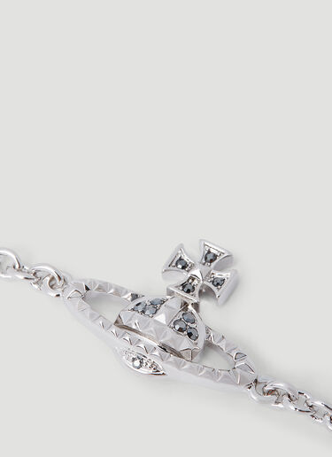 Vivienne Westwood Mayfair 浅浮雕手链 银色 vvw0154021