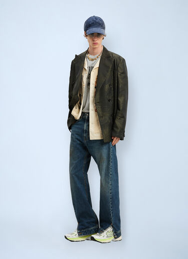 College Logo T-shirt Palm Angels College Logo T-shirt Grey pma0160015