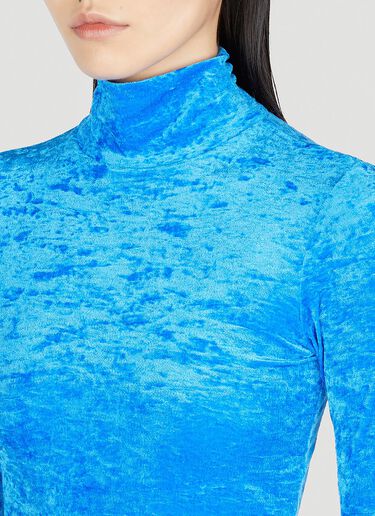 VETEMENTS 글러브 디테일 드레스 블루 vet0254020