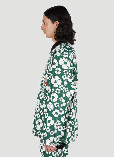 Marni x Carhartt Floral Print Jacket Green mca0150010