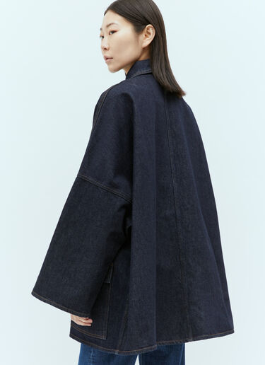 TOTEME Denim Overshirt Jacket Blue tot0255025