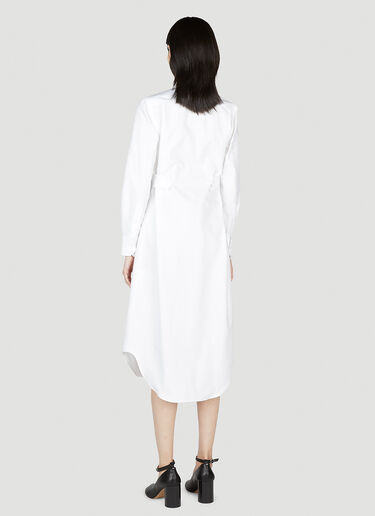 Thom Browne Storm Flap Shirt Dress White thb0251004