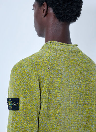 Stone Island Knitted Crewneck Sweater Green sto0165063