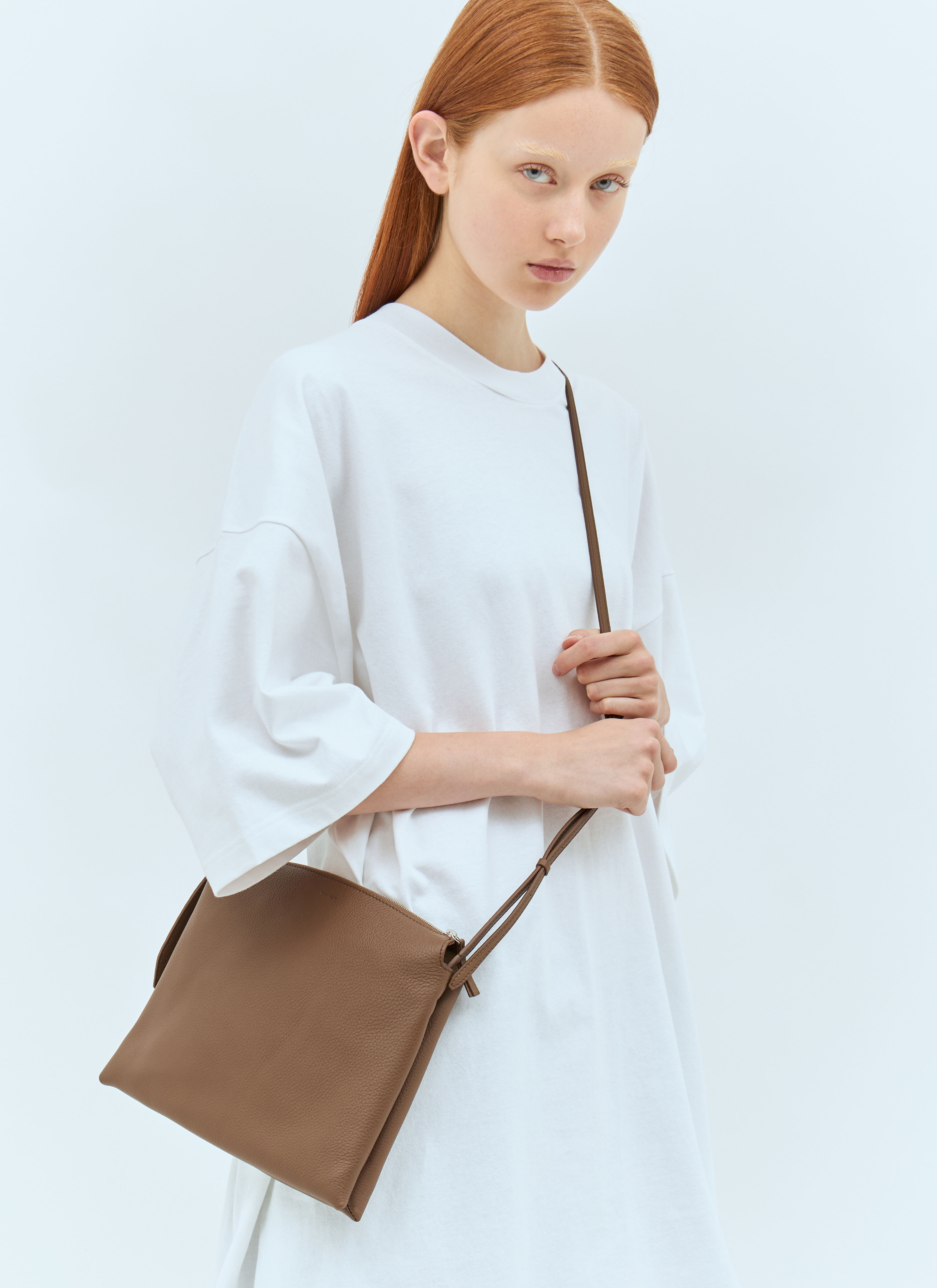 The Row Women s Nu Twin Shoulder Bag in Khaki LN CC
