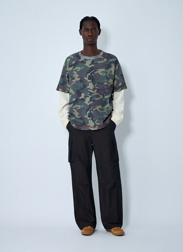 Layered T-Shirt Awake NY Layered T-Shirt Green awa0162009