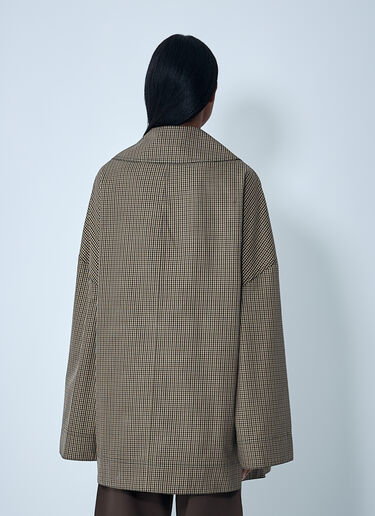 TOTEME Herringbone Cotton Jacket Beige tot0262023