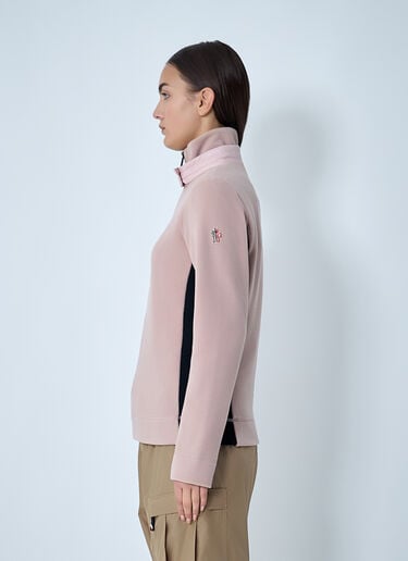 Contrast Panel Sweatshirt Moncler Grenoble Contrast Panel Sweatshirt Pink mog0262014
