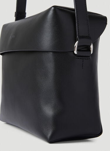 Jil Sander Lid Shoulder Bag Black jil0152008
