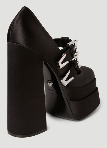 Versace Aevitas Platform Heels Black vrs0252030
