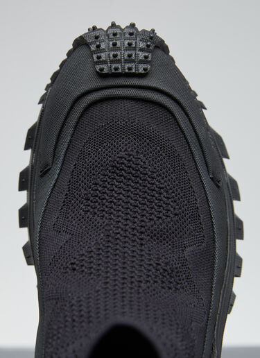 Moncler Trailgrip Knit High Top Sneakers Black mon0255045