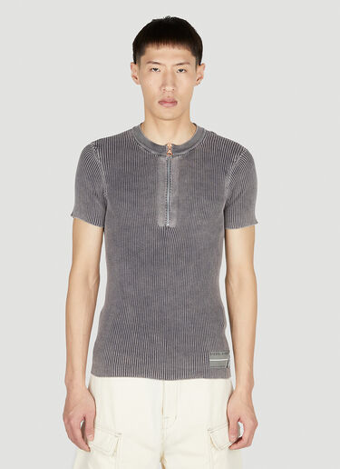 Diesel K-Erry Knitted T-Shirt Grey dsl0151016