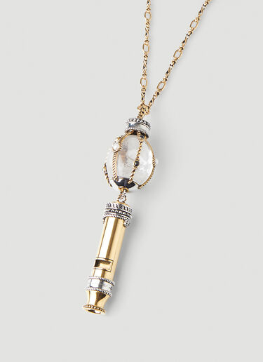 Alexander McQueen 哨子挂饰项链 金 amq0247066