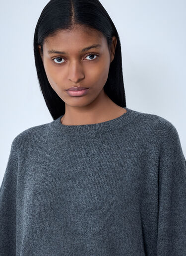 Issey Miyake Oversized Knit Sweater Black ism0263004