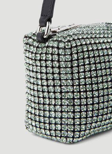 Alexander Wang Heiress Crystal Shoulder Bag Green awg0253042