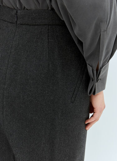 Wool Wrap Skirt Max Mara Wool Wrap Skirt Grey max0258032
