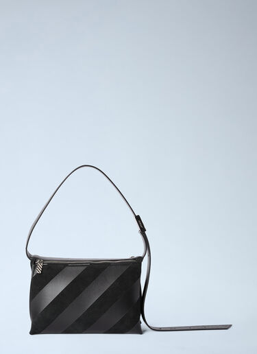 LN-CC® - Off-White: Sandbag 404 Diagonal Bag - Black Off-White Sandbag 404 Diagonal Bag Black ofw0264307