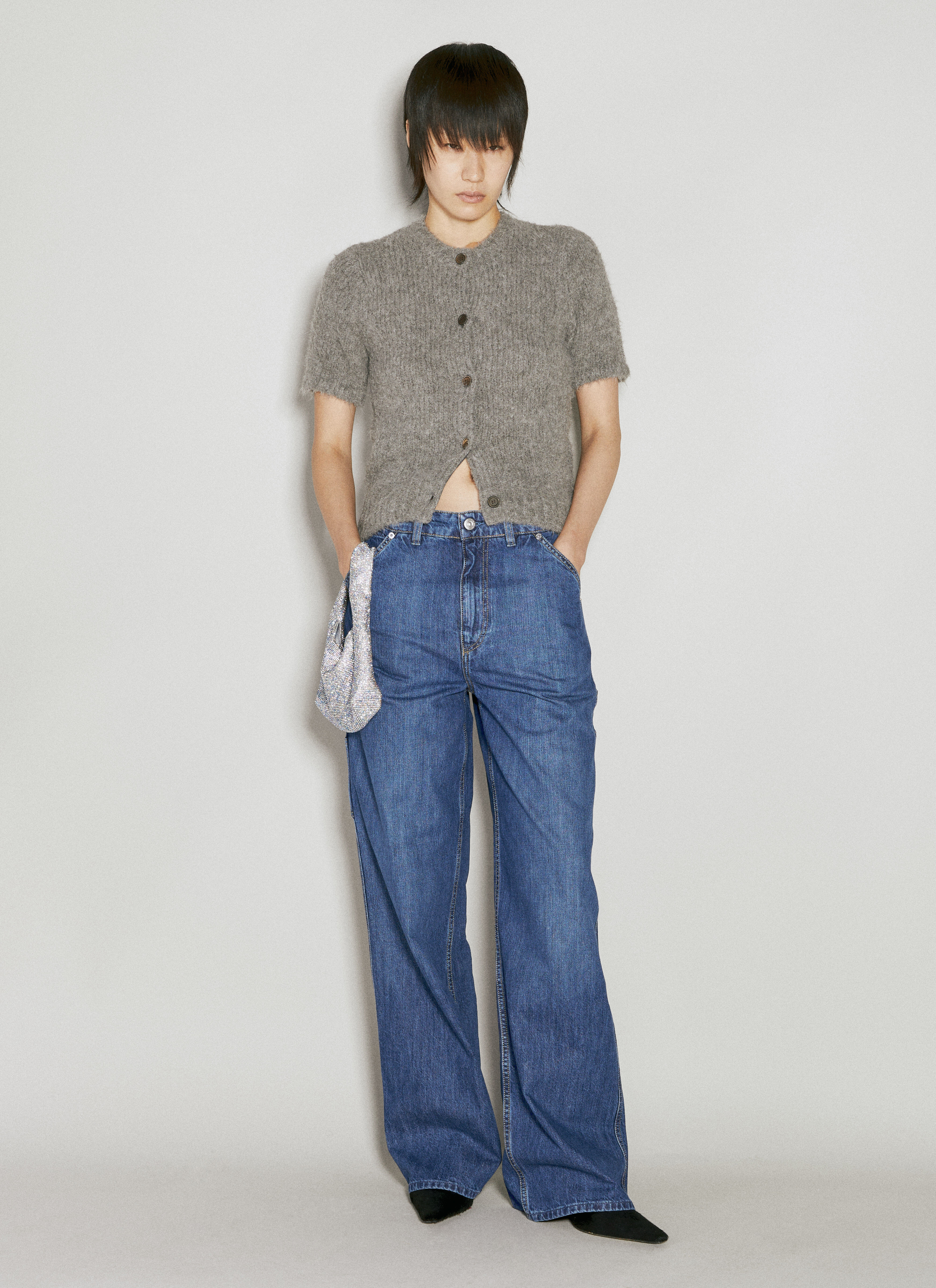 Our Legacy Shrunken Short Sleeve Top in Grey für Damen | LN-CC®