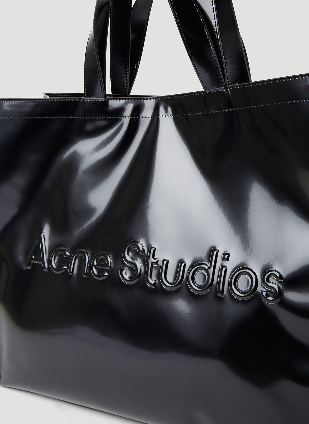 Cdg black top market tote bag