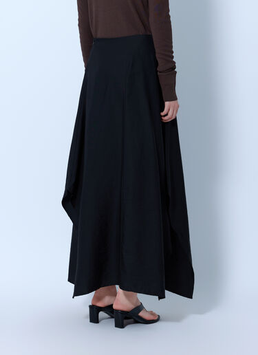 Studio Nicholson Baske Draped Skirt Black stn0265006