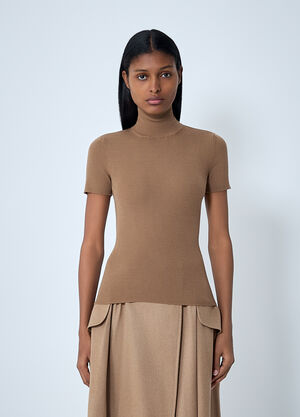 Max Mara Rib Sweater Camel max0262062
