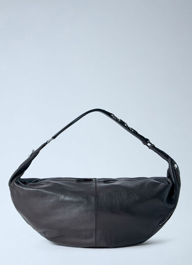 LN-CC® - Lemaire: Large Quiver Clip Shoulder Bag - Dark Brown Lemaire Large Quiver Clip Shoulder Bag Dark Brown lem0166031