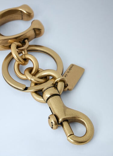 Coach Signature C Bag Charm Gold coa0264029