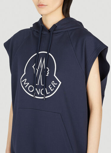 Sleeveless Hooded Sweatshirt Moncler Sleeveless Hooded Sweatshirt Navy mon0252065