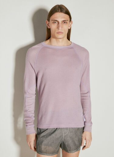 Satisfy CloudMerino™ Waffle Base Layer Top Purple sat0155003