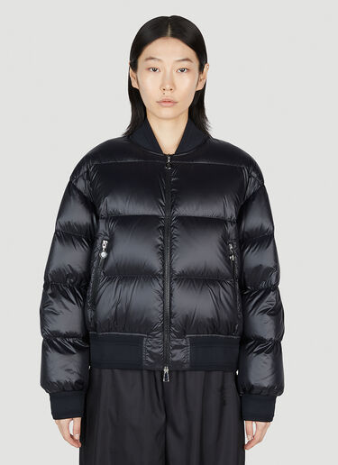 Moncler Merlat Puffer Bomber Jacket Black mon0252054