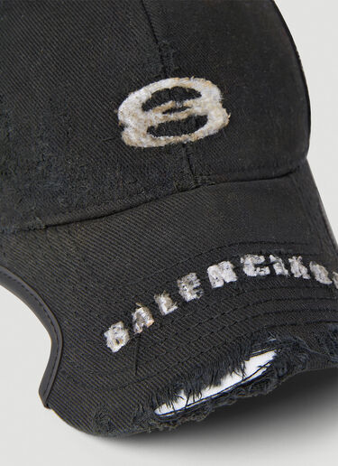 Balenciaga 유니티 스포츠 아이콘 베이스볼 캡 블랙 bal0154019