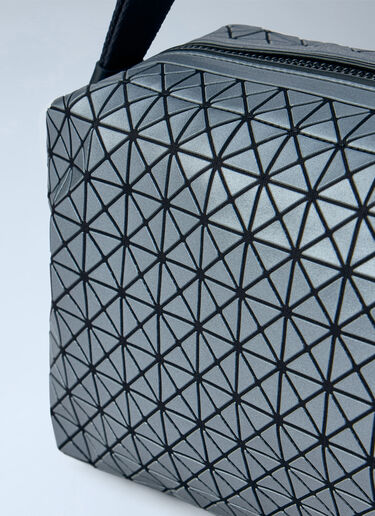 LN-CC® - Bao Bao Issey Miyake: Saddle Bag Reflector Shoulder Bag - Grey Bao Bao Issey Miyake Saddle Bag Reflector Shoulder Bag Grey bao0366011