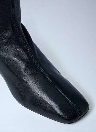 TOTEME Day Knee-High Boots Black tot0263050