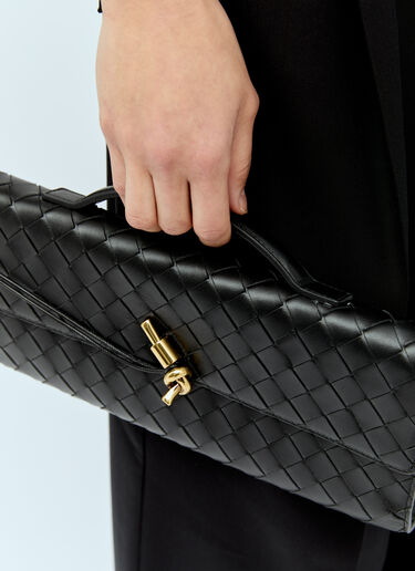 Bottega Veneta Long Andiamo Clutch Black bov0256001