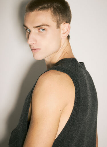 Comme des Garçons Homme Wool Cargo Vest Grey cdh0158009