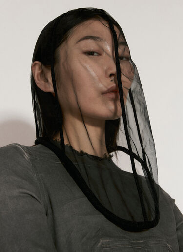 Rick Owens 시어 헬멧 모자 블랙 ric0256008