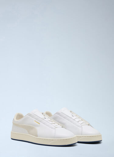 LN-CC® - Puma x Jil Sander: Suede Sneakers - White Puma x Jil Sander Suede Sneakers White pum0366014