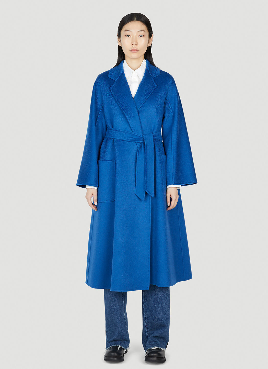 Max mara blue coat discount