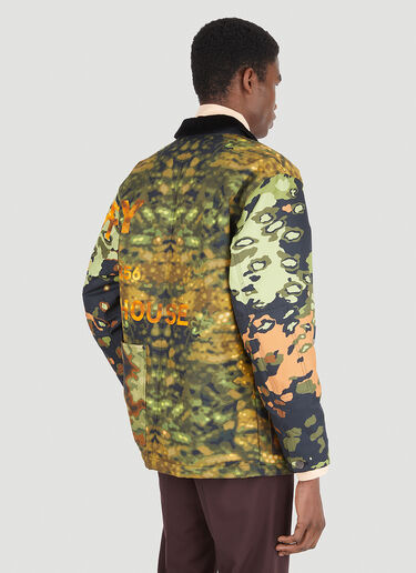 Burberry Malvern Camouflage Overshirt Jacket Green bur0145070